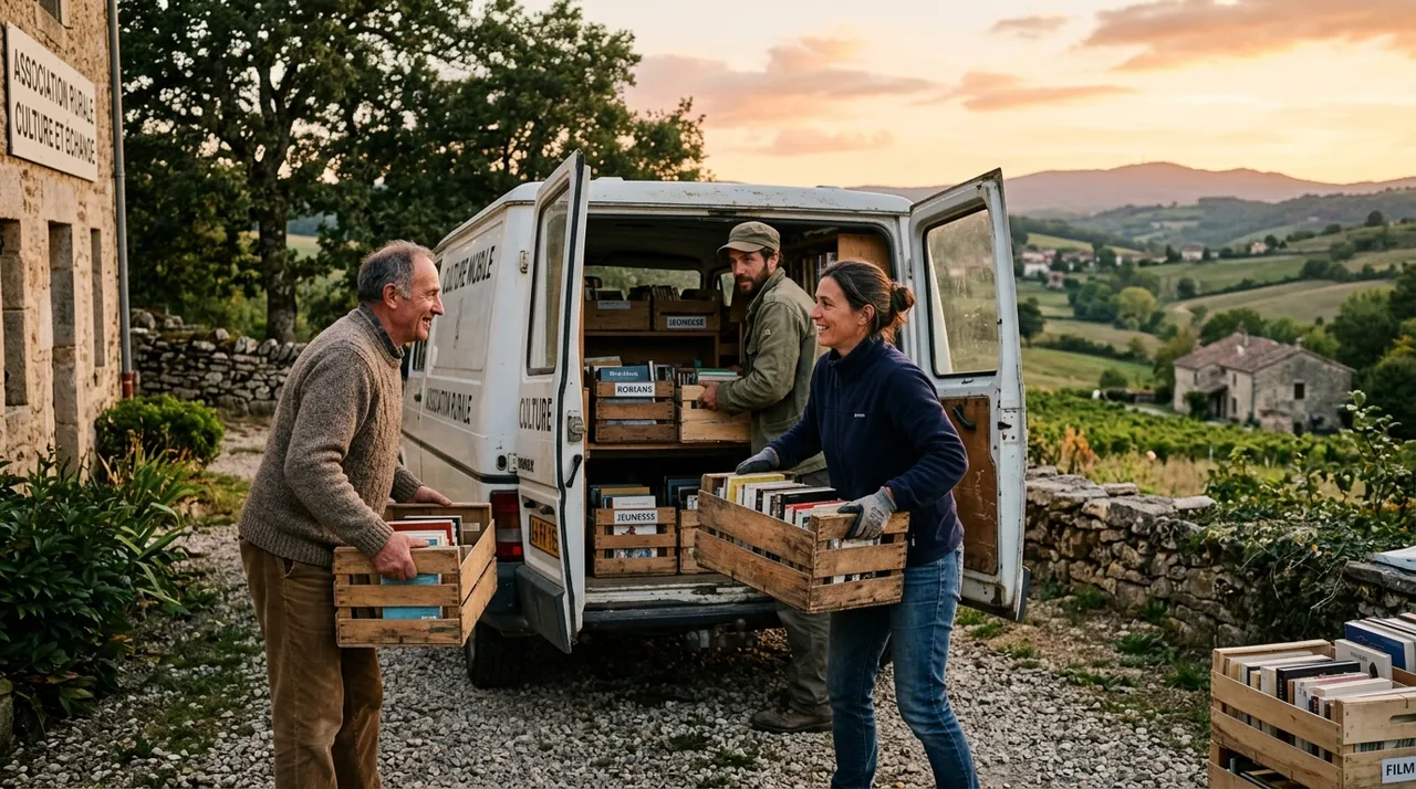 Équipe de terrain engagée dans la mission culturelle